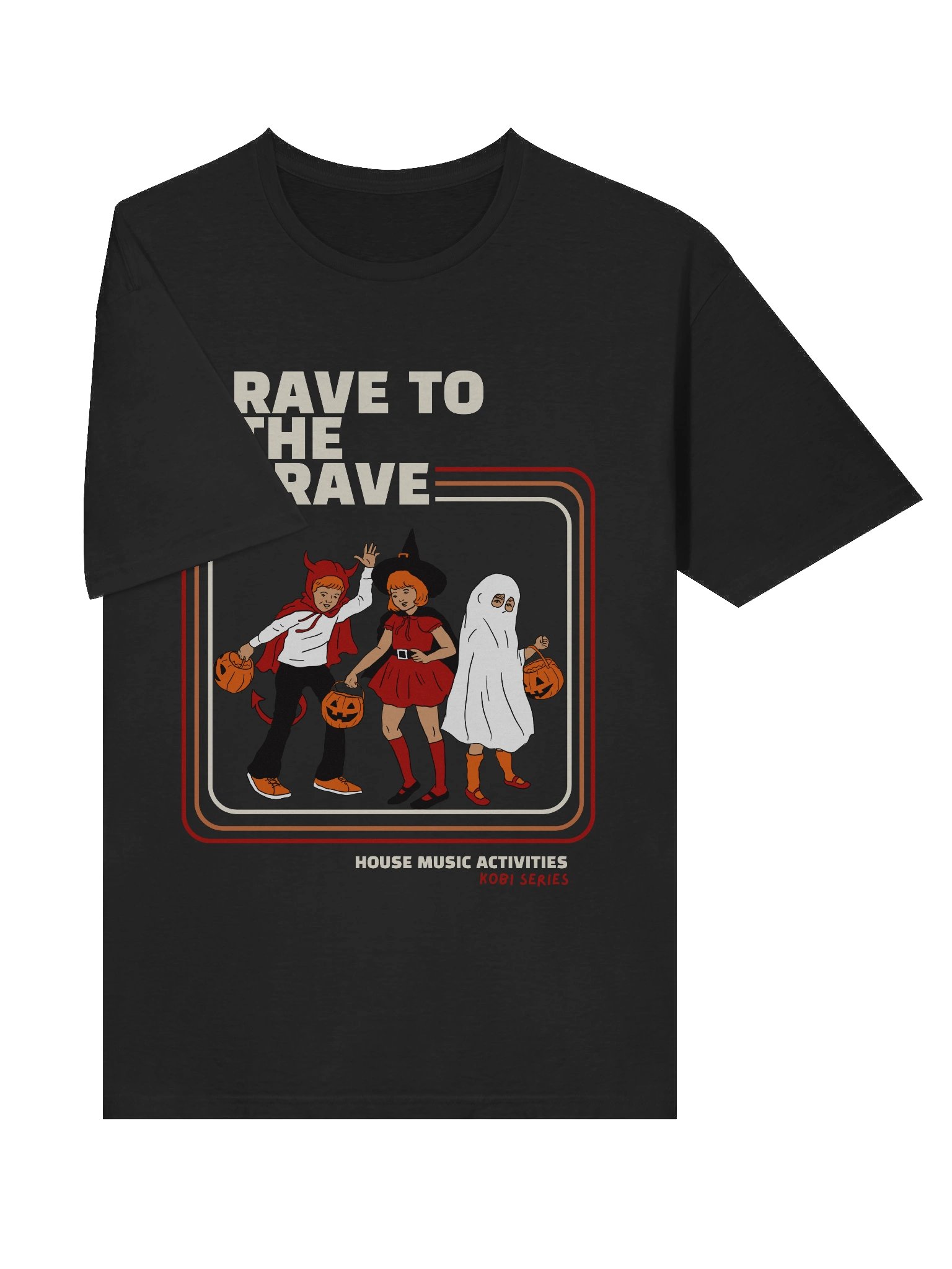 Rave to the Grave Halloween Unisex T-Shirt product image (7)