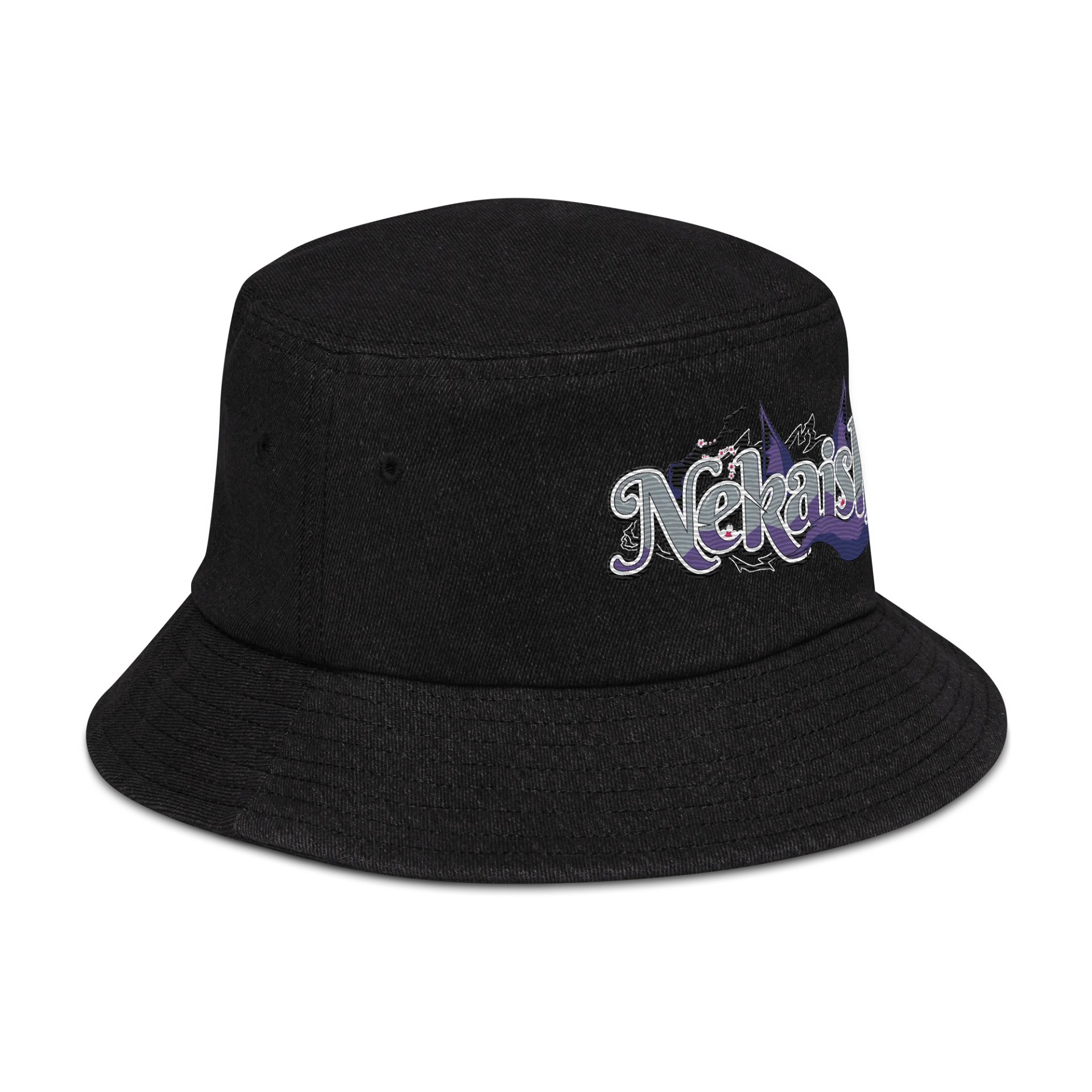 Denim Bucket Hat - Embroidered | Light Logo product image (3)