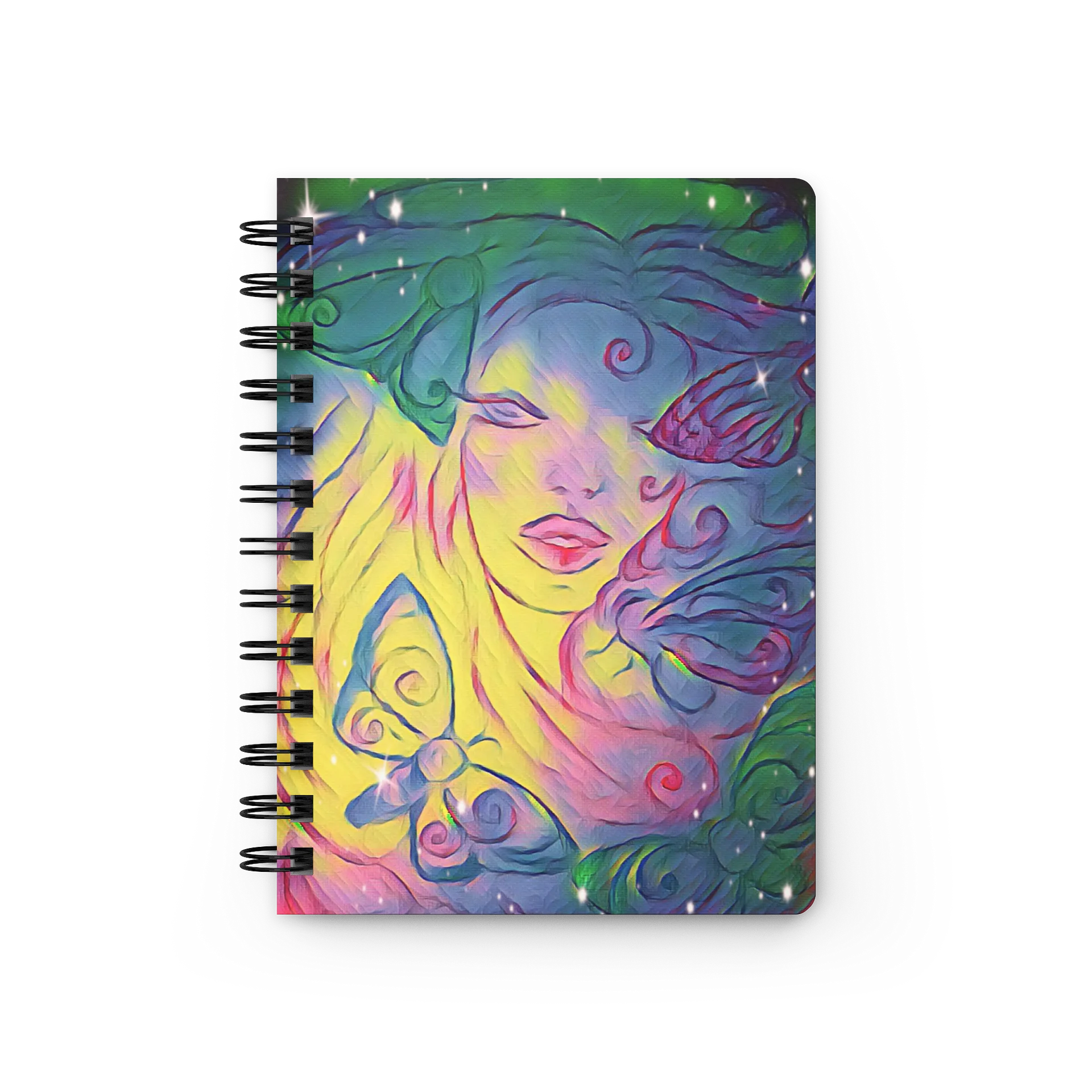 Aleia Radiant Rainbow Moth Spiral Journal product image (1)