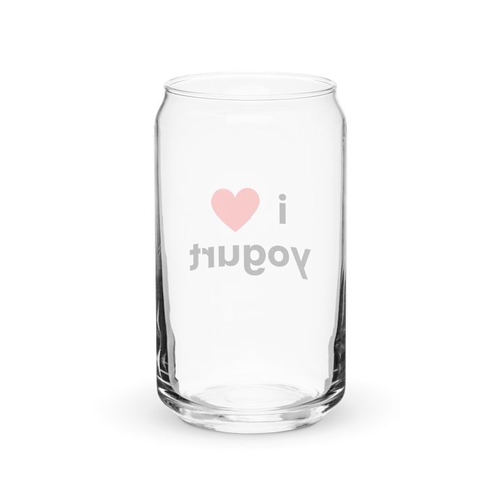 "i ❤ yogurt" can-shaped glass product image (6)