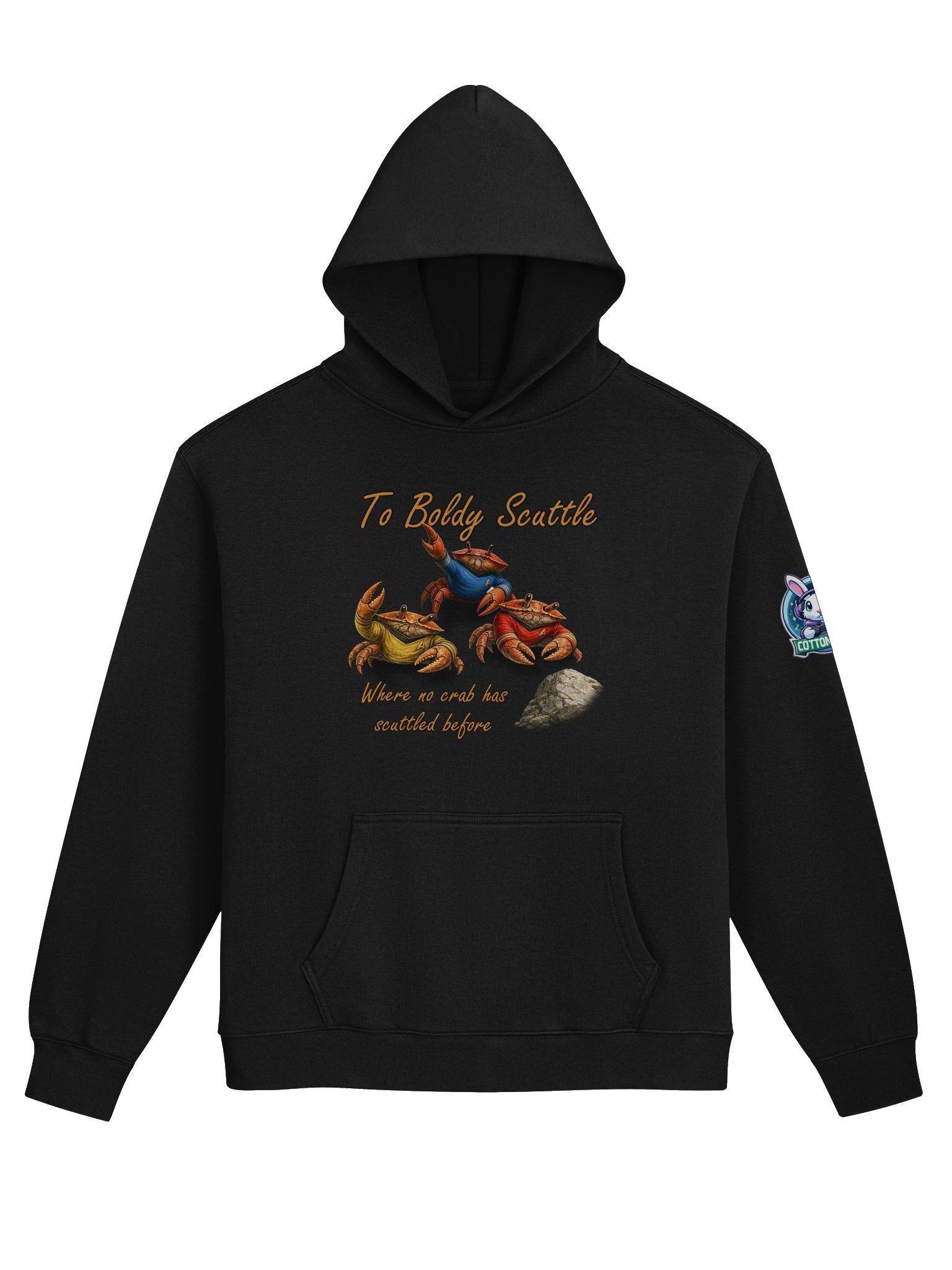 To Boldy Scuttle — Crab Crew Oversized Hoodie product image (6)