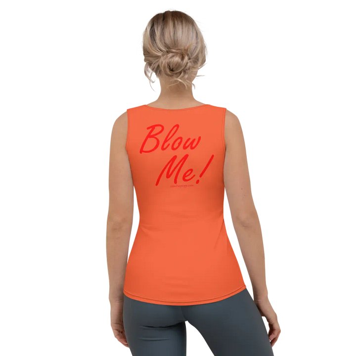 Rip Emoji Blow Me Orange Women's Tank product image (2)