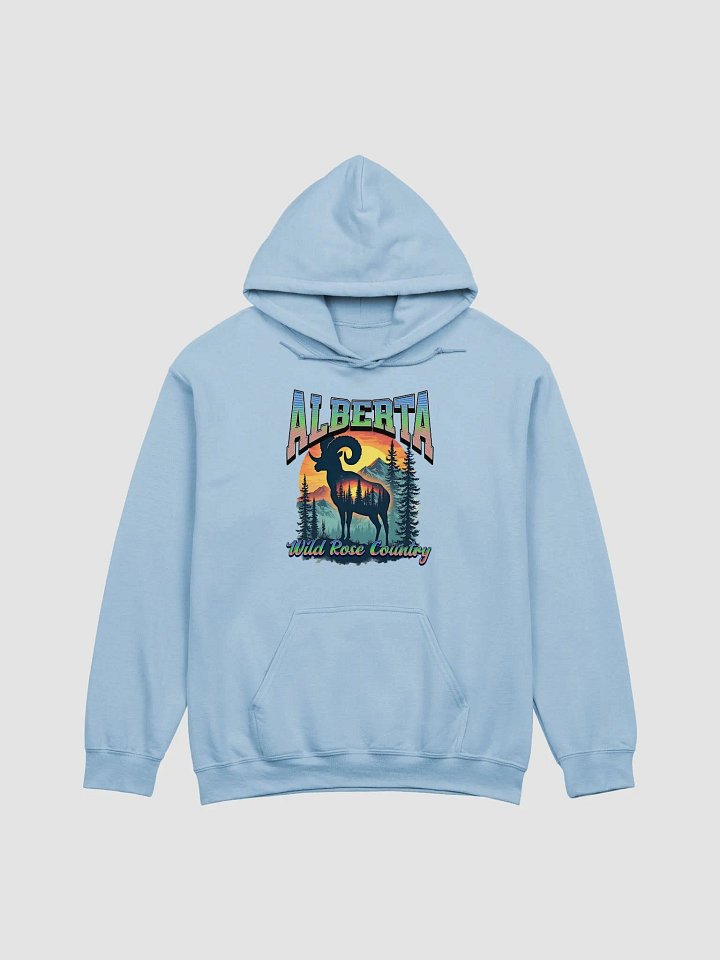 Alberta Wild Rose Country Rocky Mountain Bighorn Sheep Hoodie product image (5)