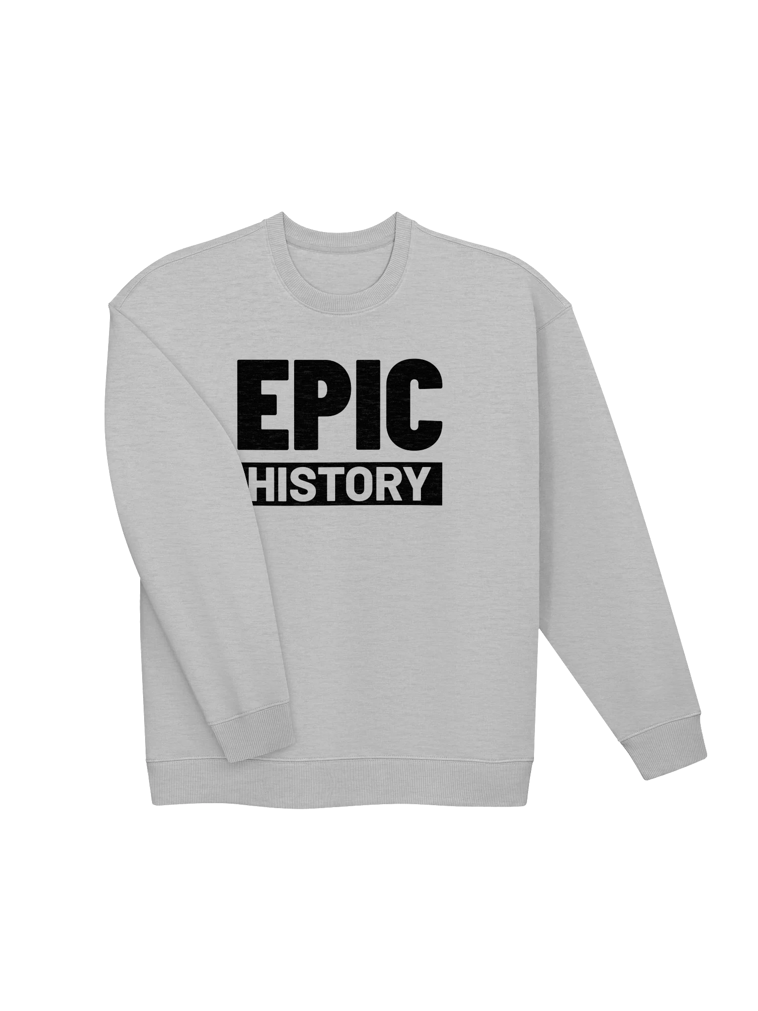 Epic History Logo - Oversized Sweatshirt (Black Logo) product image (3)