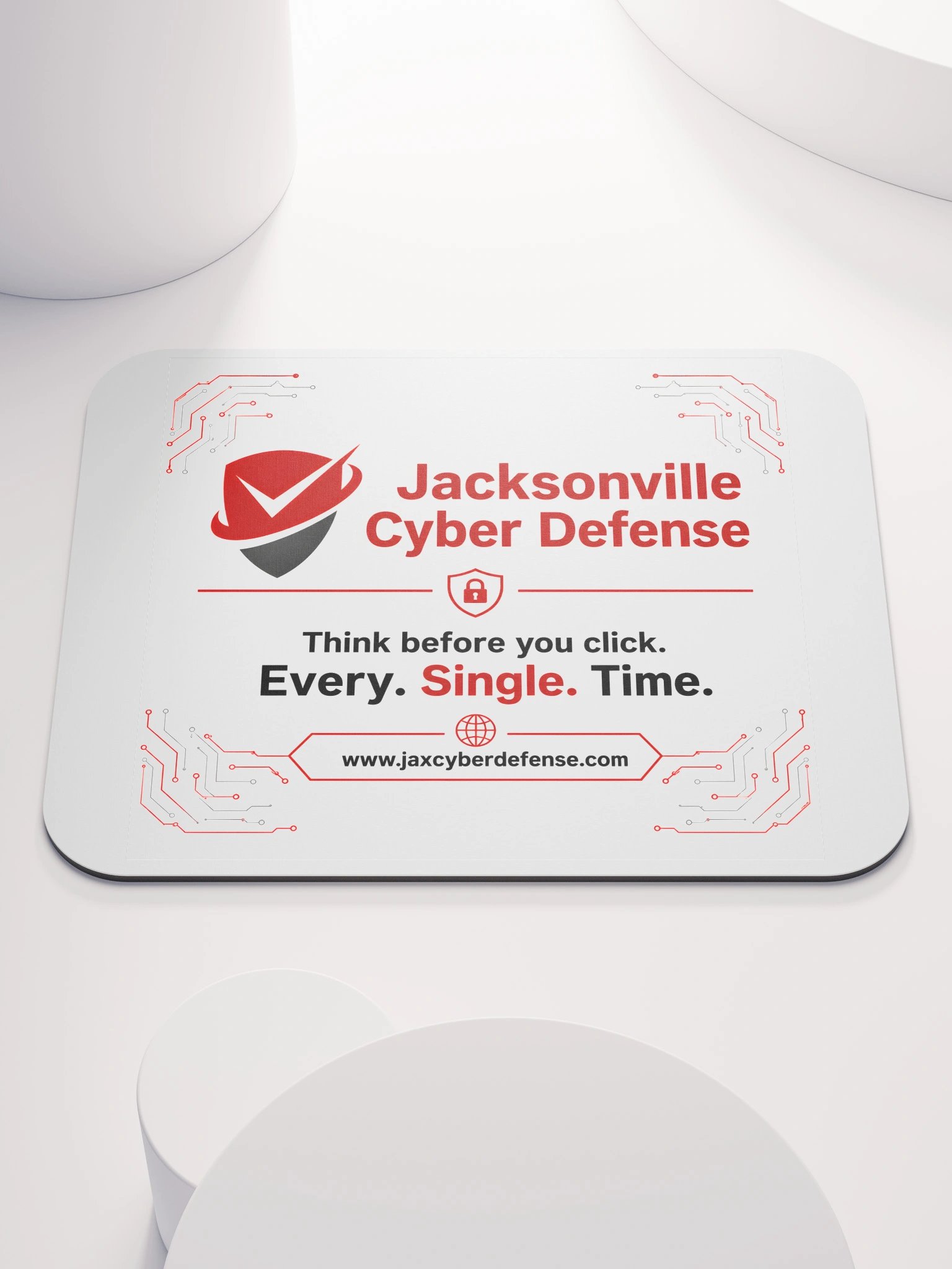Think Before You Click Mouse Pad product image (1)