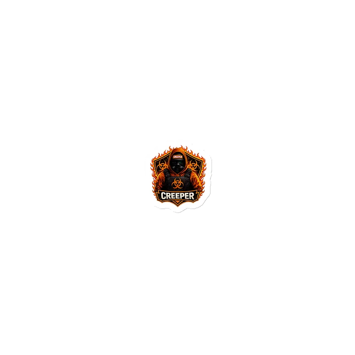 🔥 CREEPER Biohazard Logo Magnet | Official Stream Community Magnet product image (1)