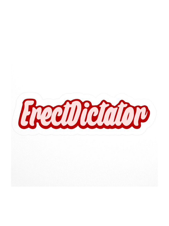 ErectDictator Sticker product image (2)