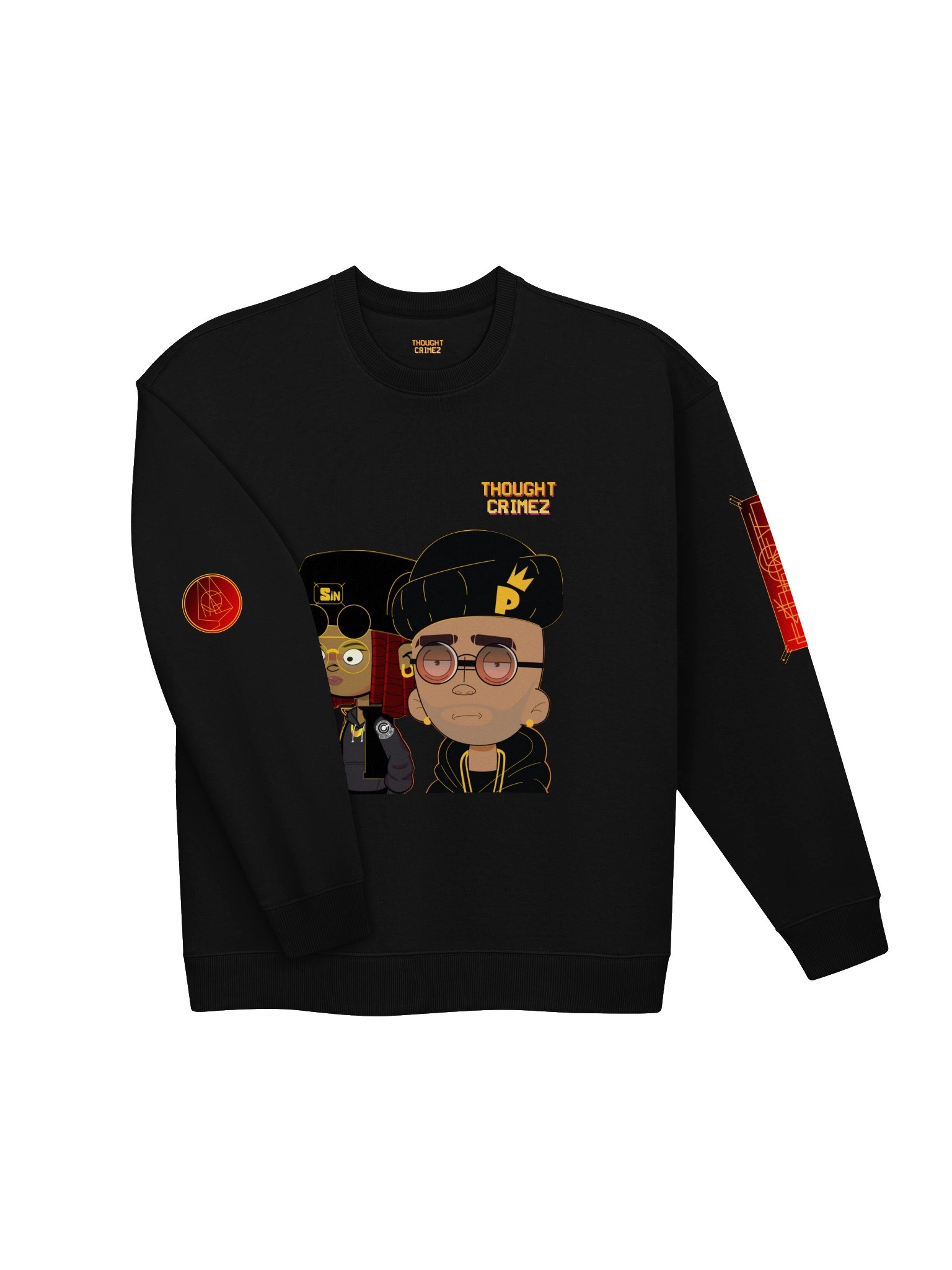 Thought Crimez Oversized Sweatshirt product image (3)