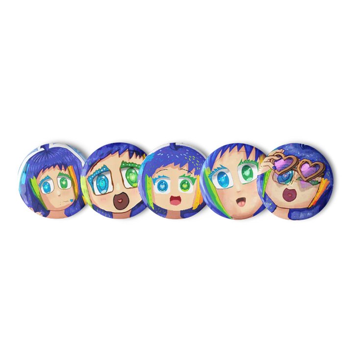 Cute n' seiso Set of 5 Pins product image (1)