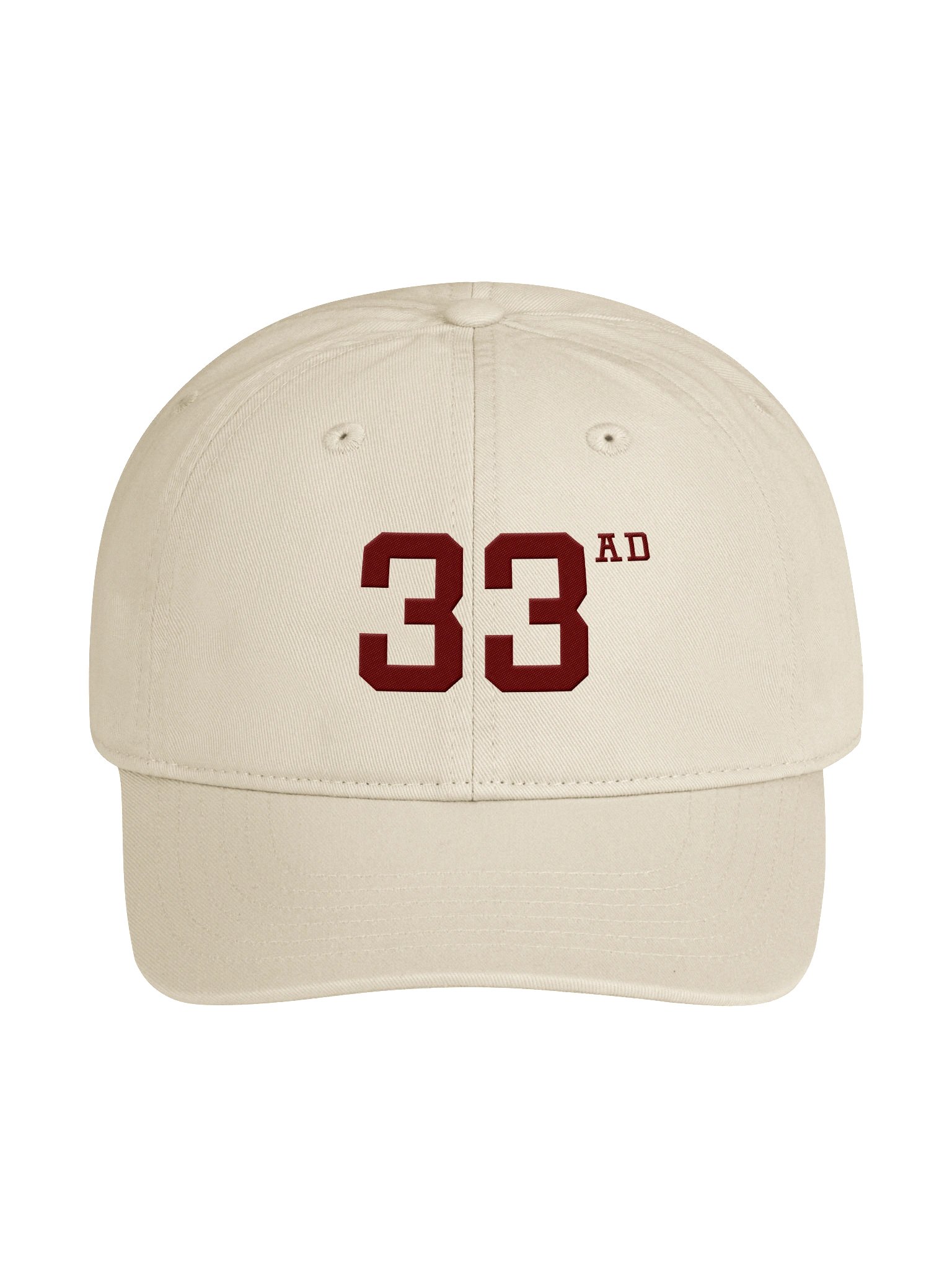 33 AD Dad Hat / Natural product image (1)