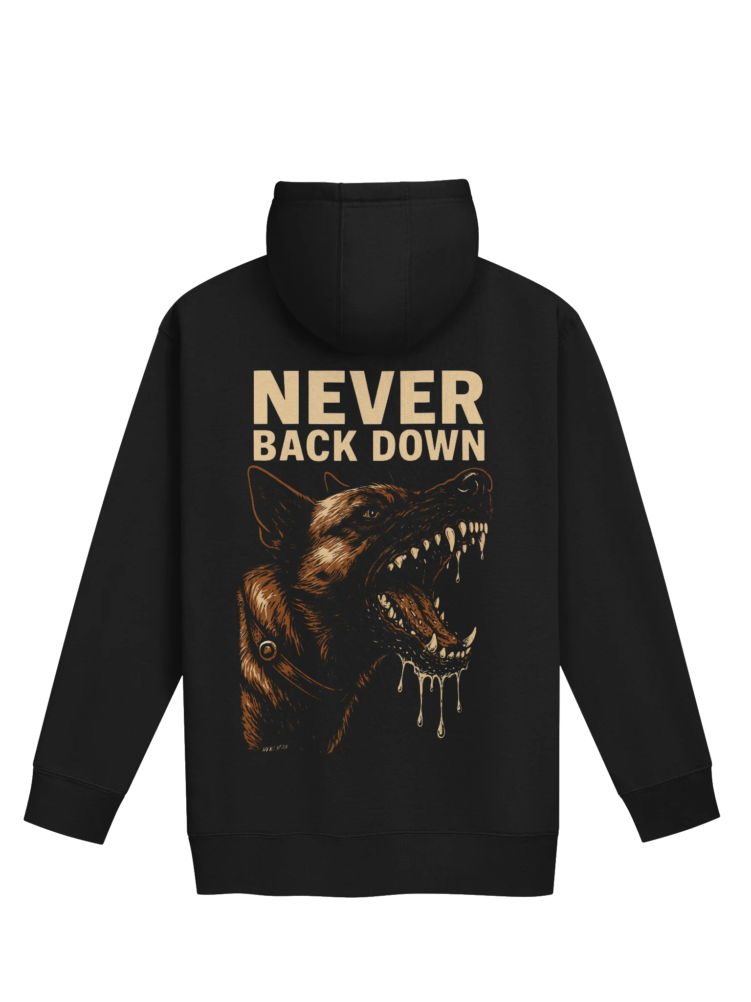 Never Back Down - Premium Adult Unisex Hoodie product image (1)