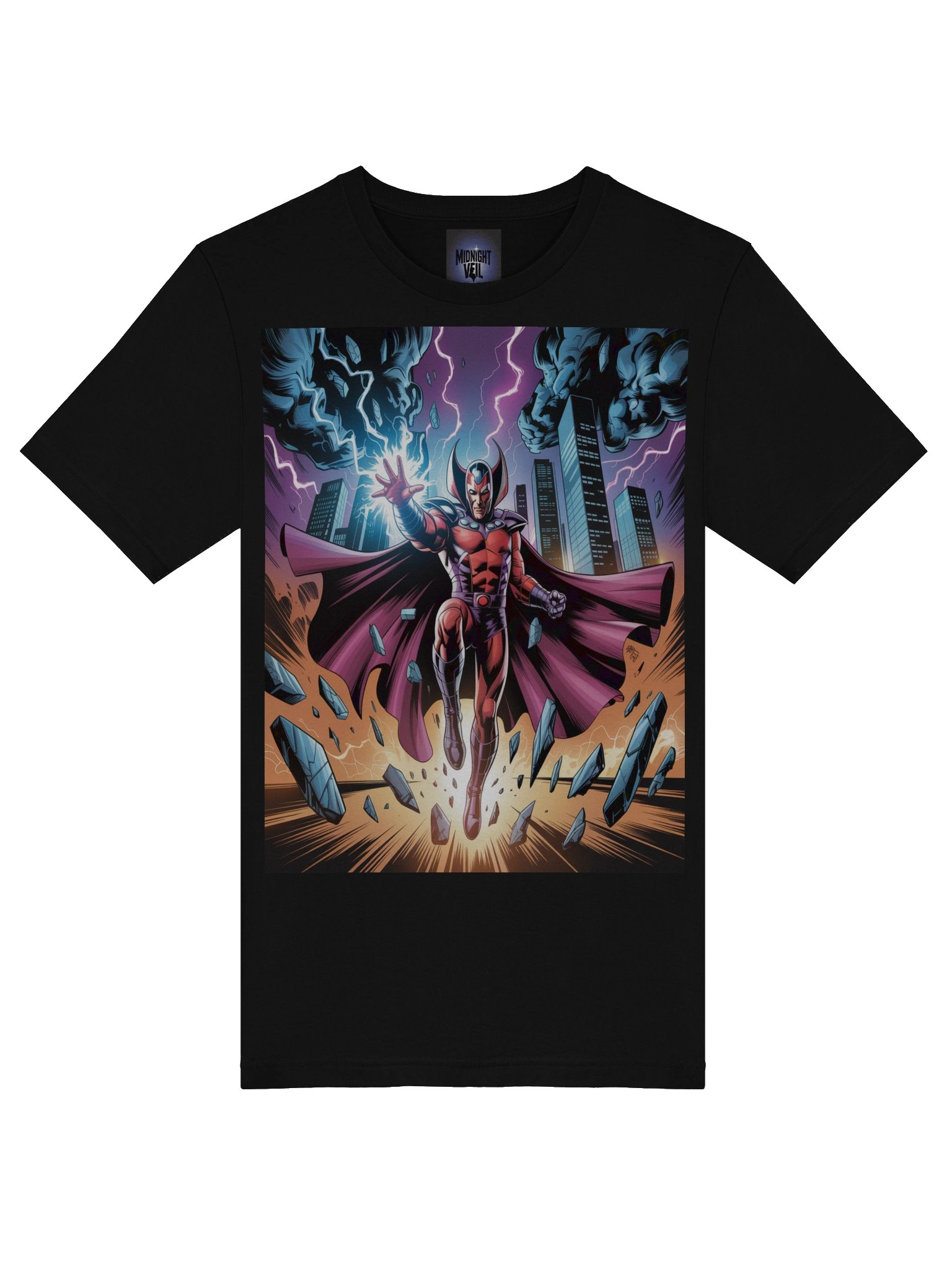 Magneto's Metropolis Mayhem – Premium Supersoft T-Shirt product image (7)