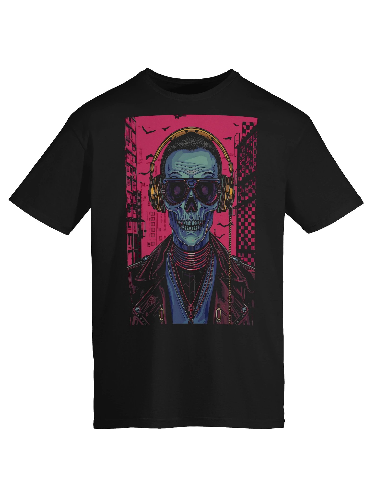 Cyber Skull Rapper T-Shirt product image (4)
