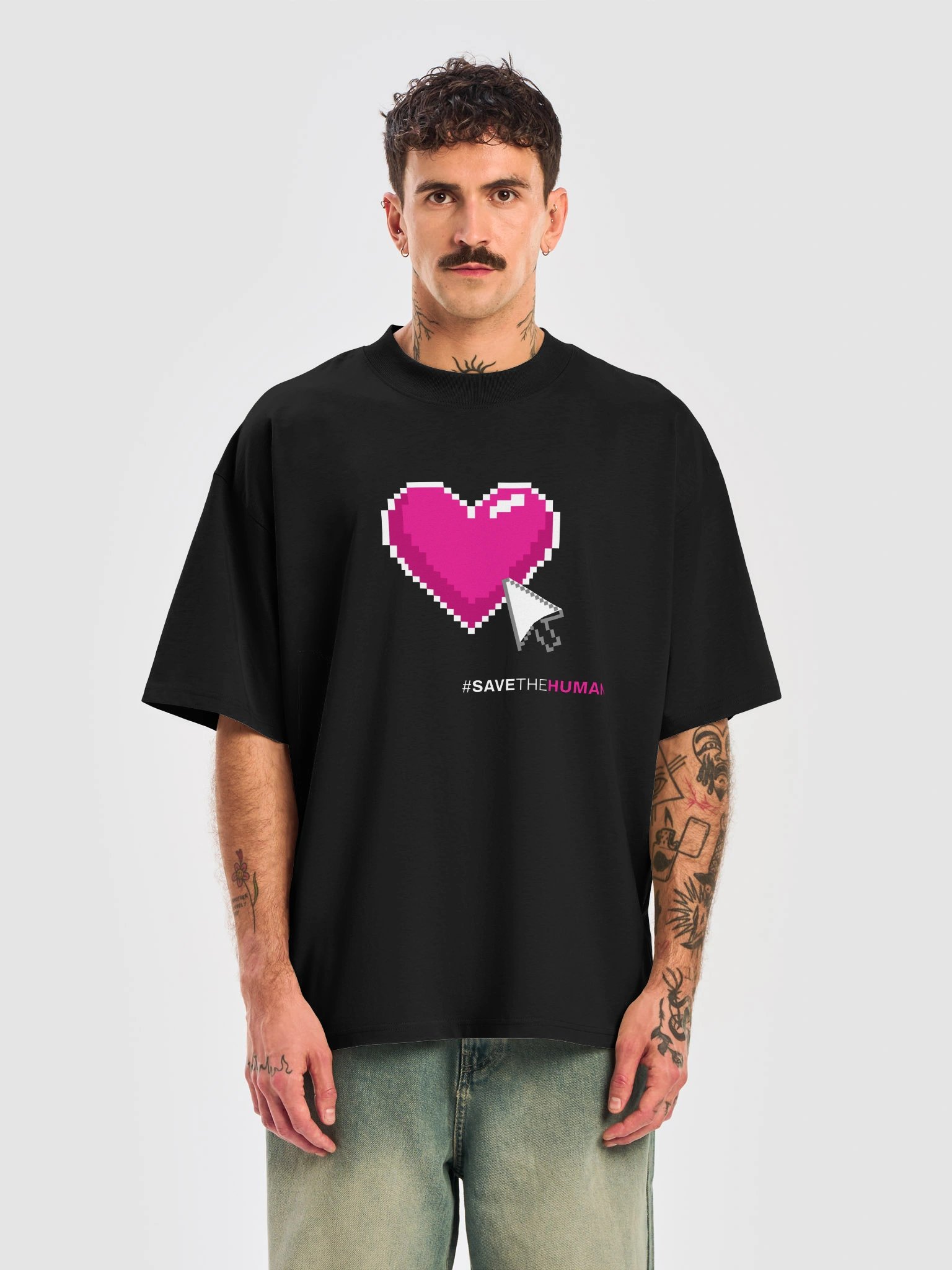 Heart Collection Black T-Shirt product image (1)