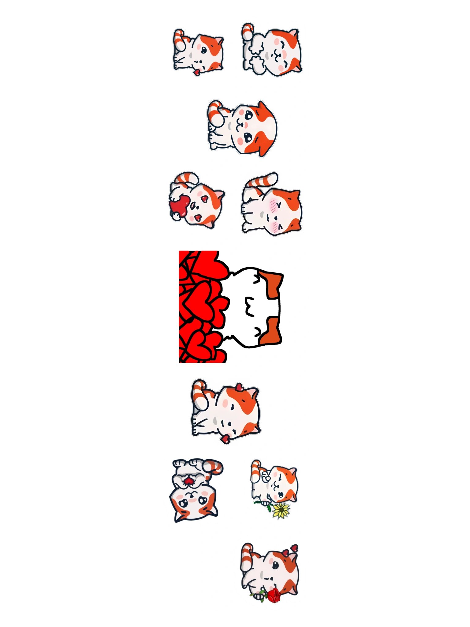 LOVE Marsey Sticker Sheet product image (3)