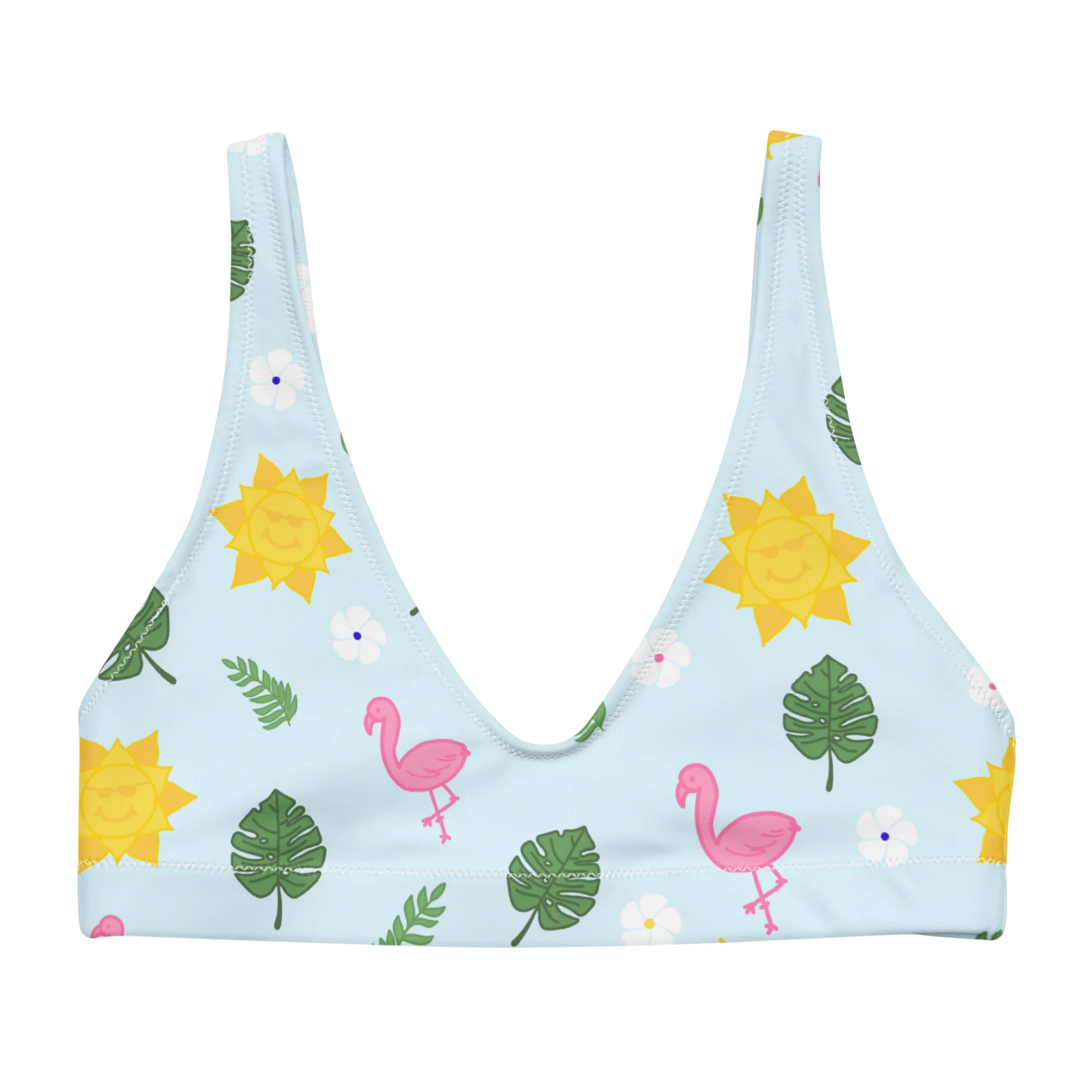 Summer Fun Pattern Bikini Top product image (1)