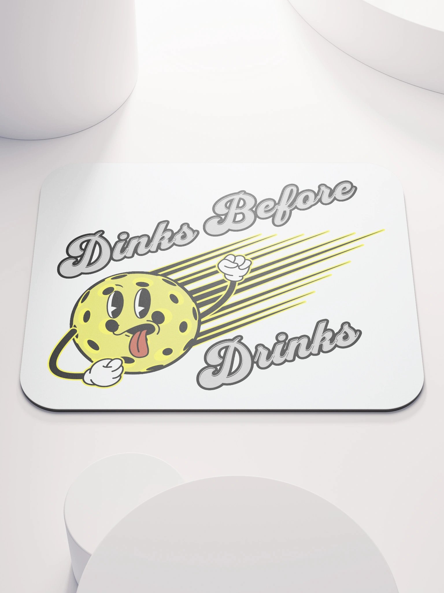 Dinks Before Drinks Pickleball Speedy Mouse Pad product image (1)