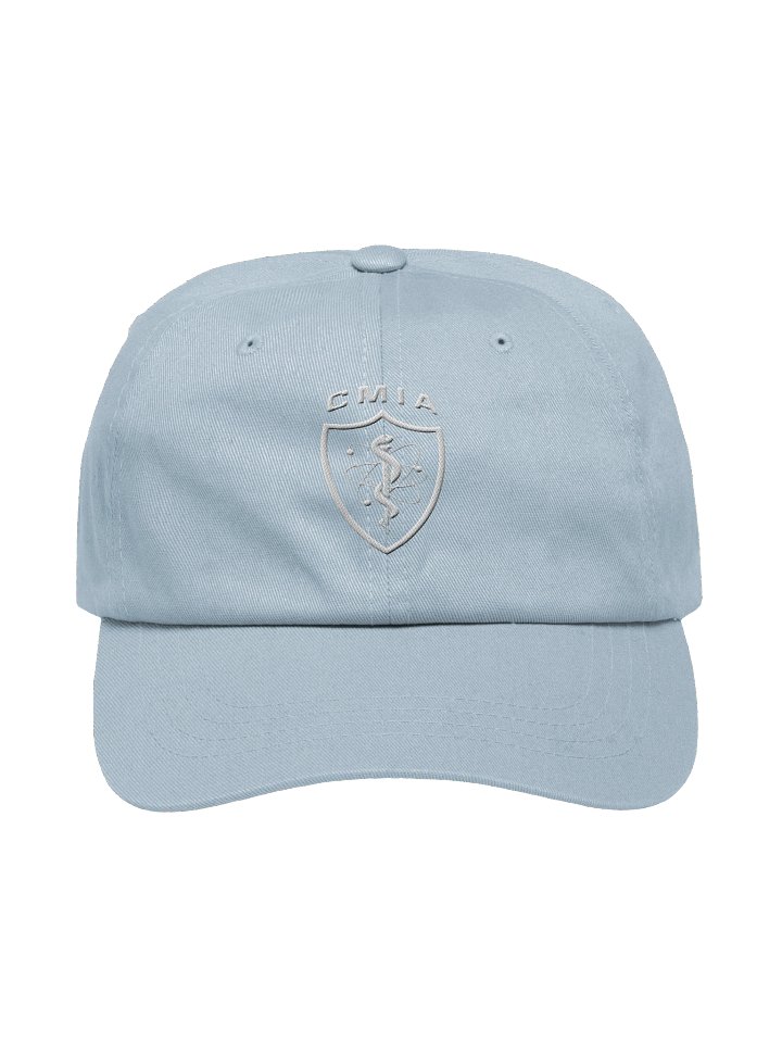 CMIA Light Dad Hat — White Logo product image (4)