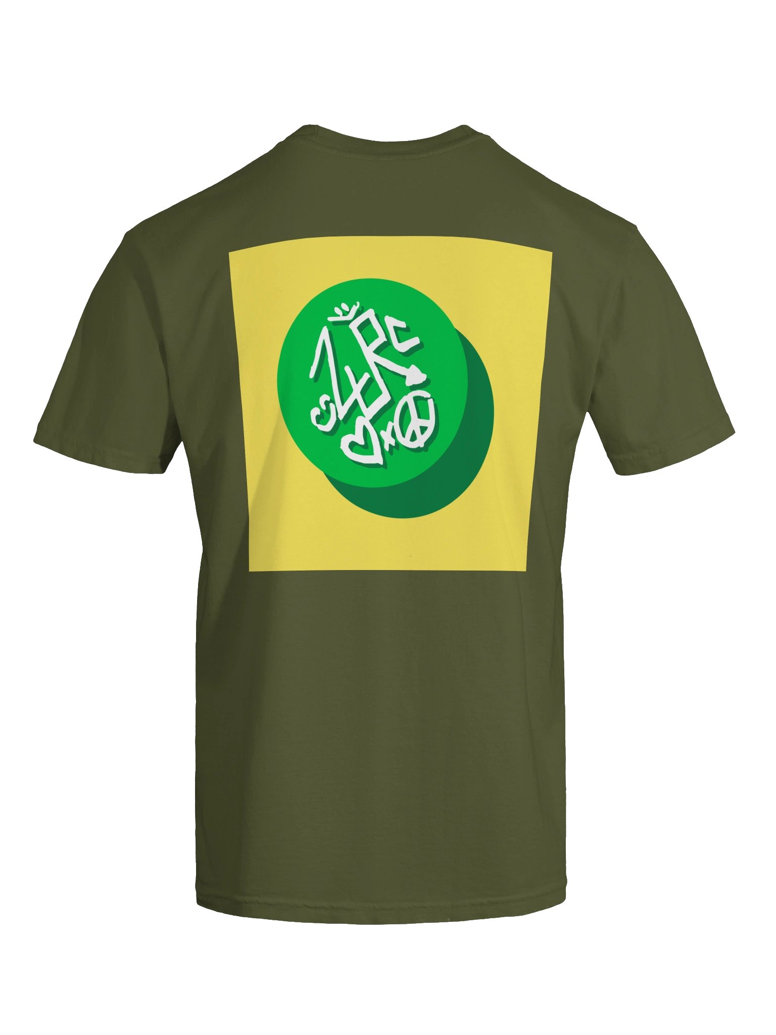 ZURC LOGO Yellow+Green Embroidered/Printed Tee product image (103)