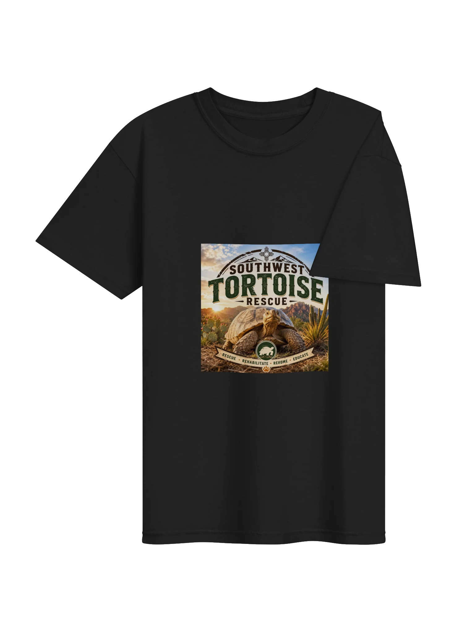 Southwest Tortoise Rescue Desert T-Shirt product image (13)
