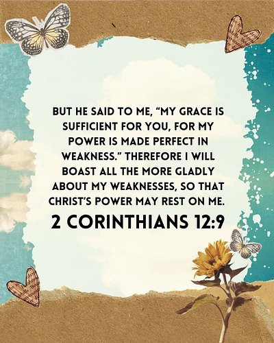 2 Corinthians 12:9-Bible Verse Of The Week
#bibleverse #christian