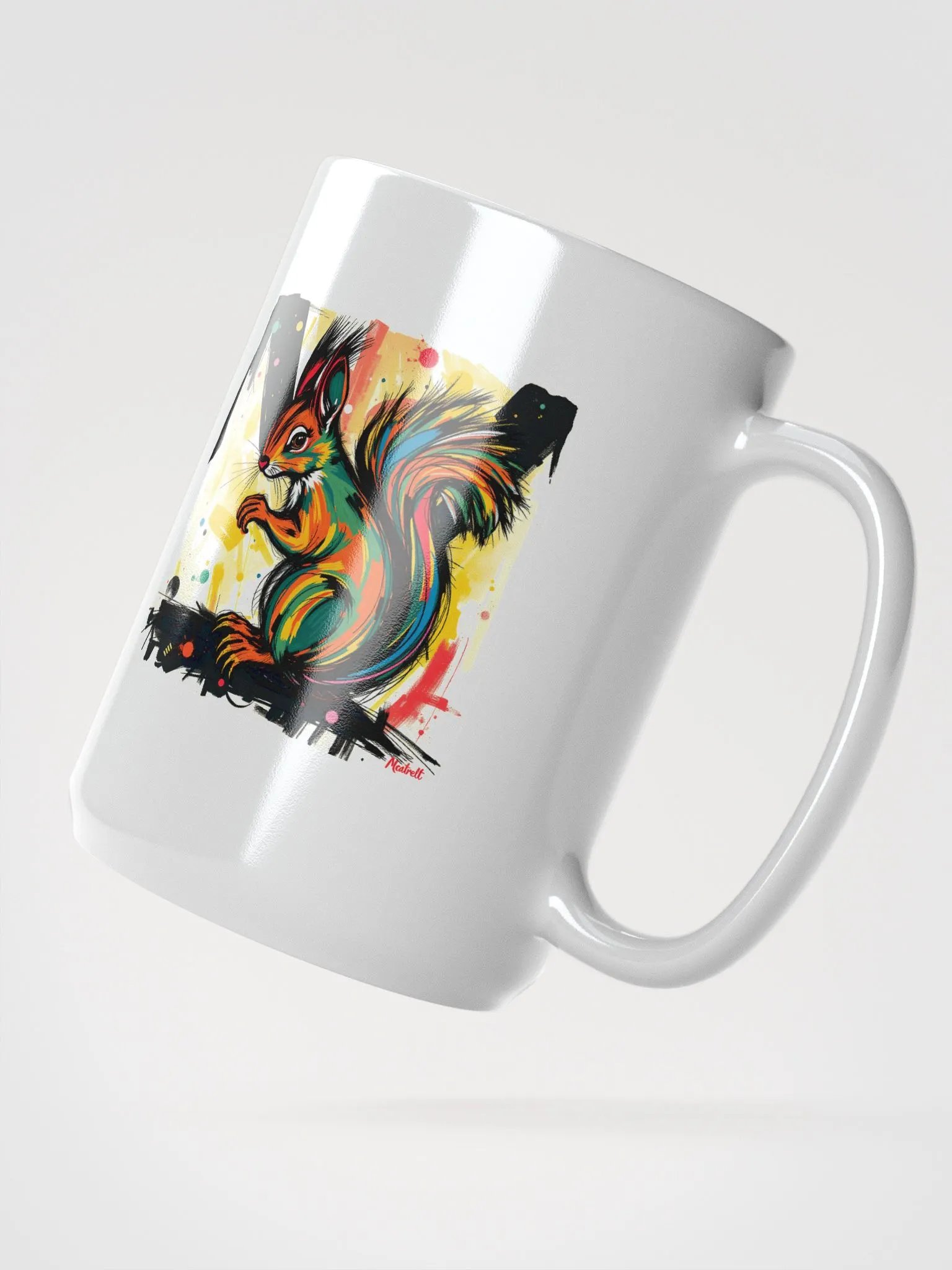 Energetic Squirrel Splash Mug product image (2)