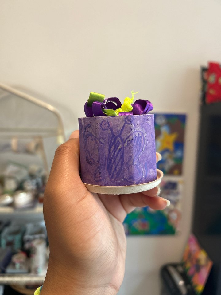 Addy’s artsy flower in pot #2 product image (1)