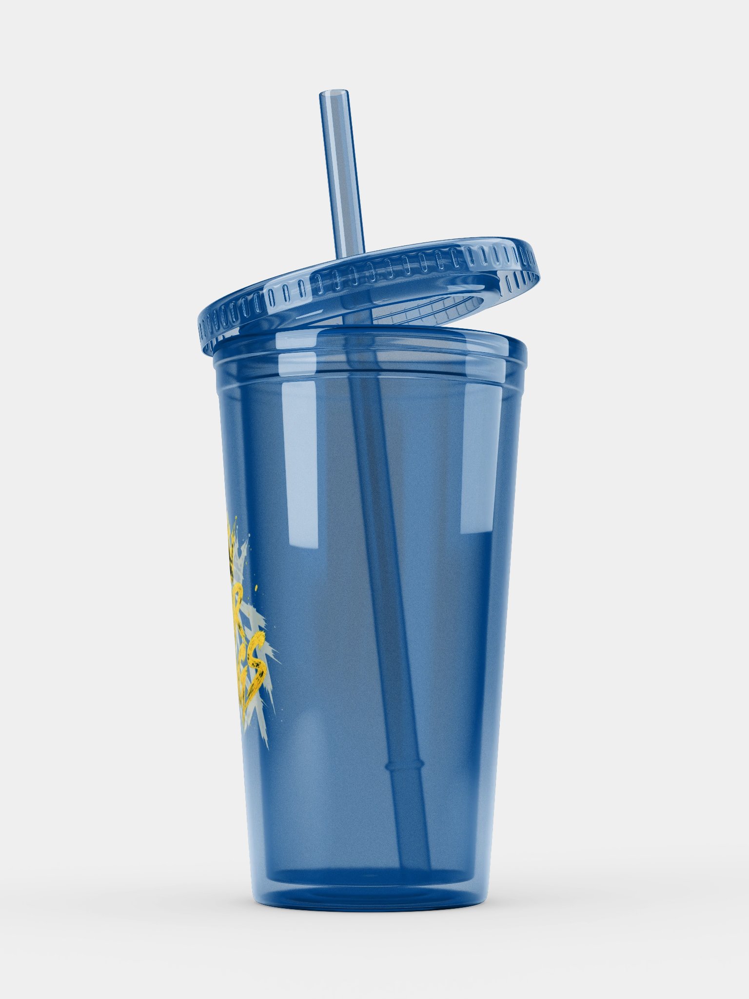 FOUR KINGS Double Wall Clear Plastic Tumbler product image (5)