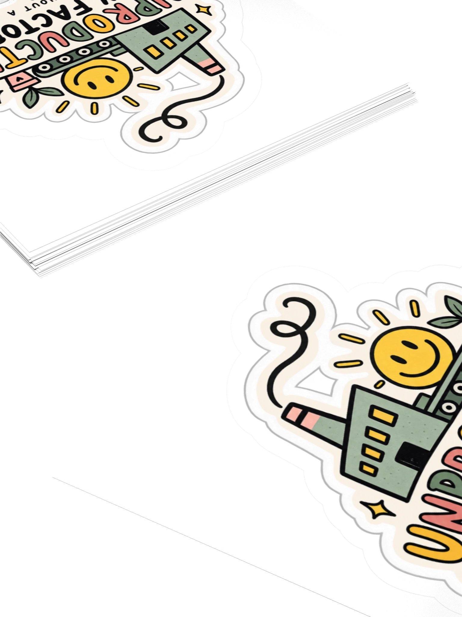 Official Unproductive Joy Factory Sticker product image (12)