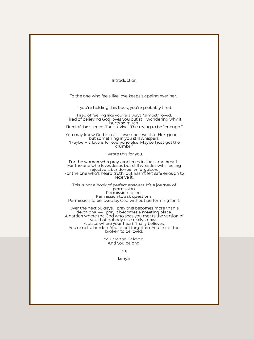 From Breadcrumbs to Beloved: 30 Days to Receiving the Love of God (Digital E-Book) product image (5)