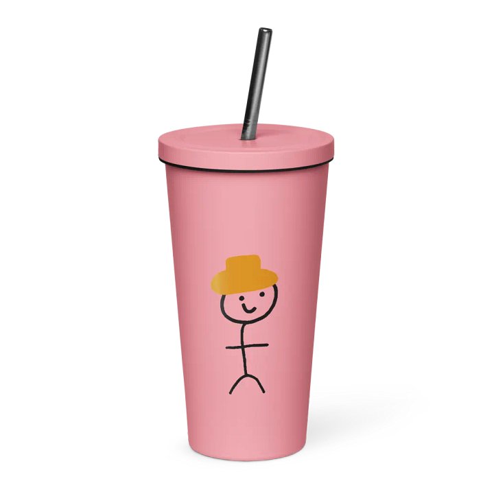 McKaty's StickCowboy Tumbler (Pink / Mint / White) product image (1)