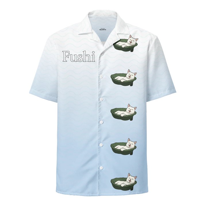 Sleepy Fushi Hawaiian Style Shirt product image (1)