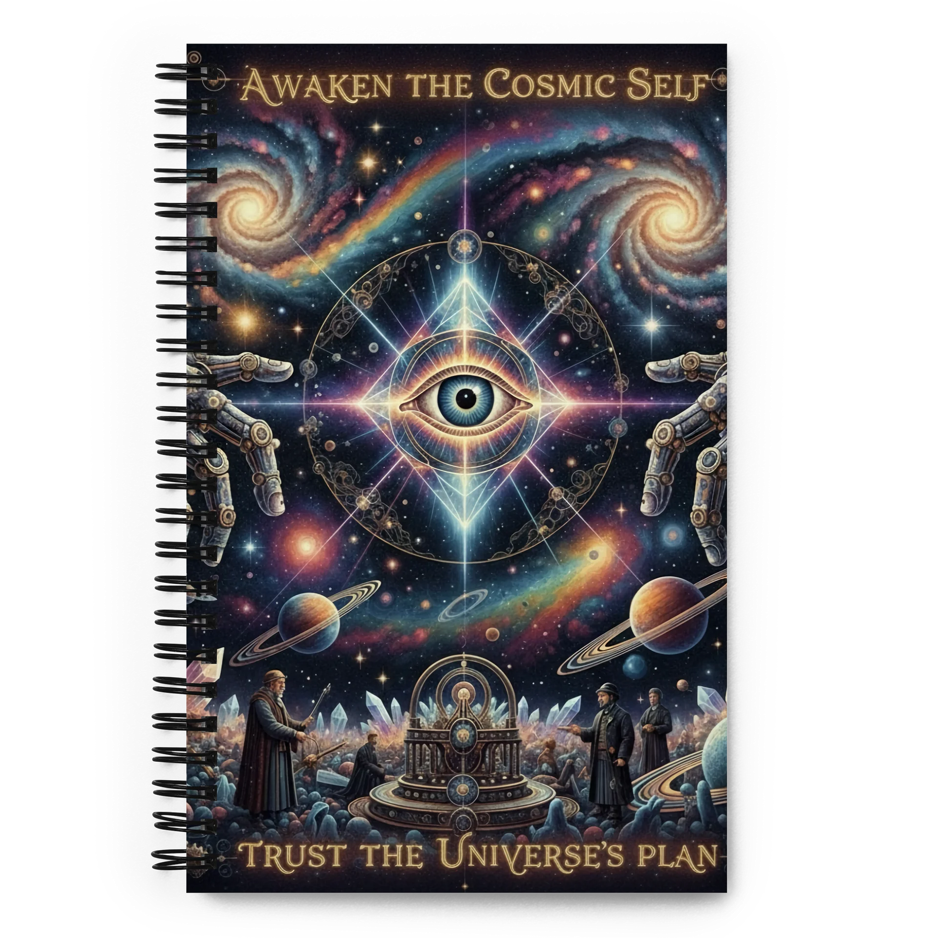Cosmic Awakening -Spiral Notebook product image (1)