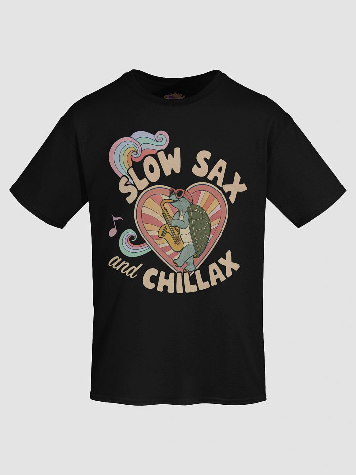 Slow Sax and Chillax Turtle T-Shirt product image (2)