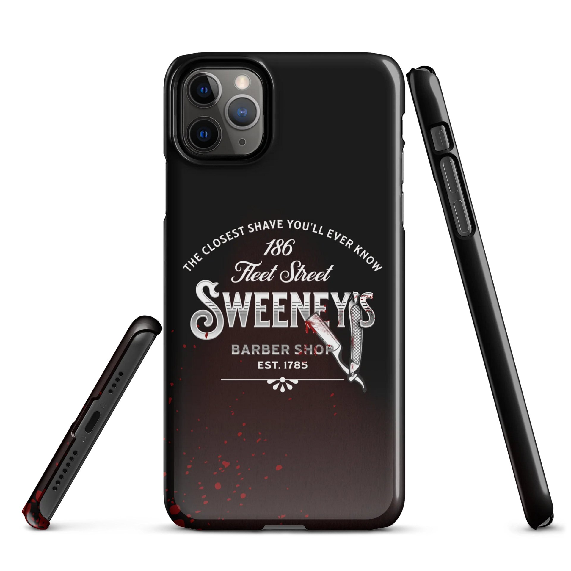 Sweeney Todd Barber Shop iPhone Case – Snap Gothic Musical Theatre Phone Cover product image (1)