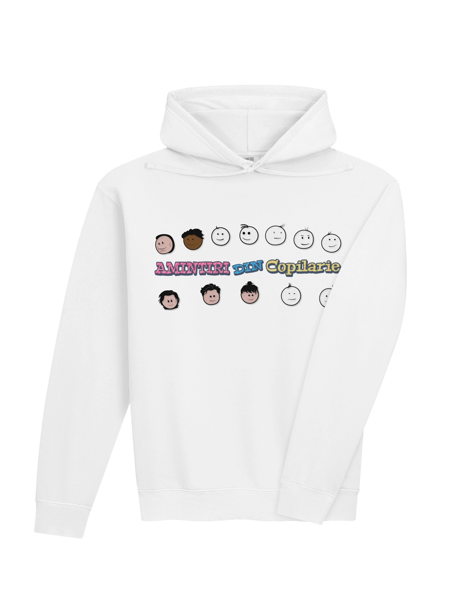 ❤️ Hanorac Alb Bărbați „Amintiri Din Copilărie” – Personajele product image (4)