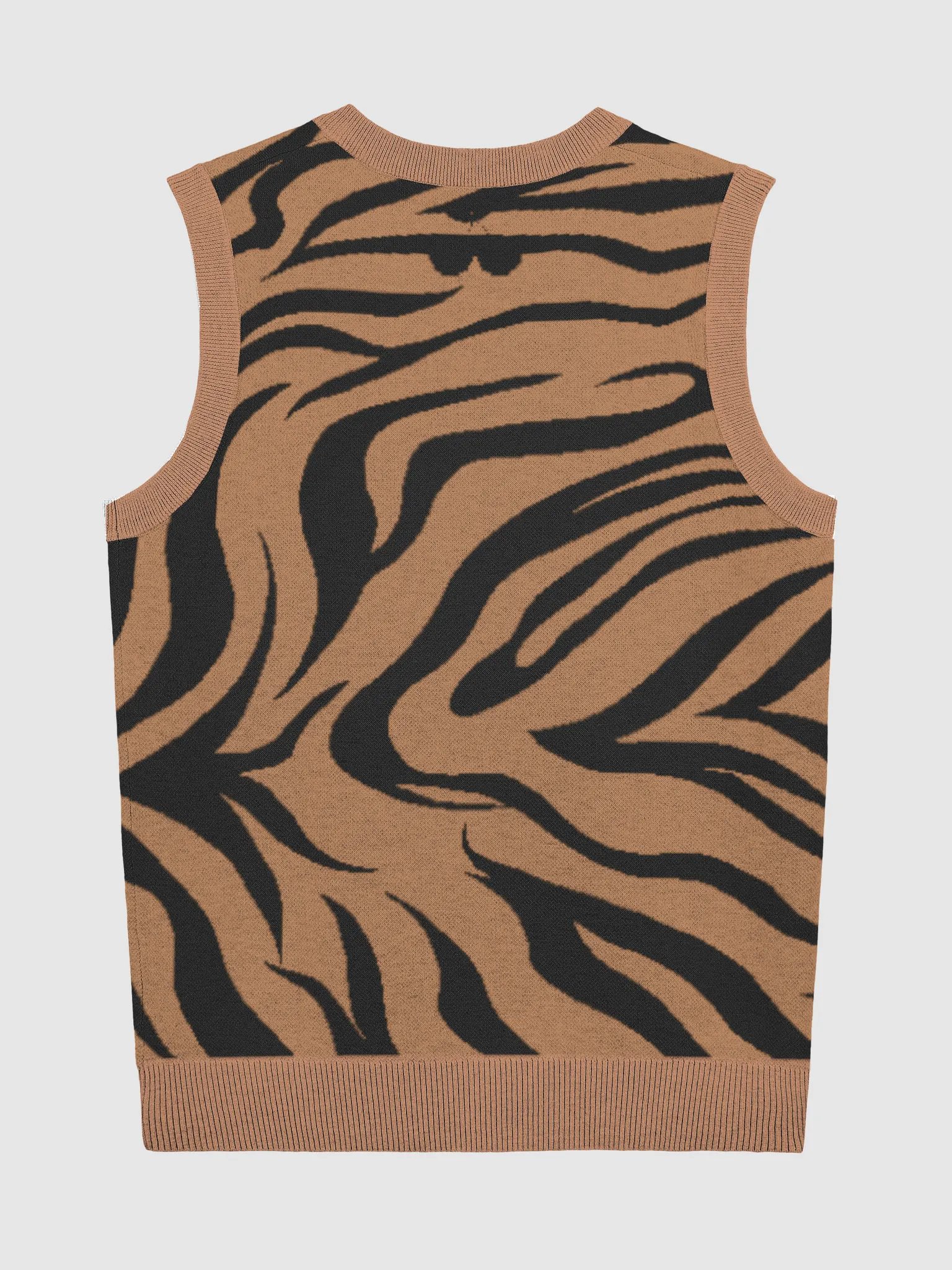 Tiger Stripe V-Neck Vest product image (2)