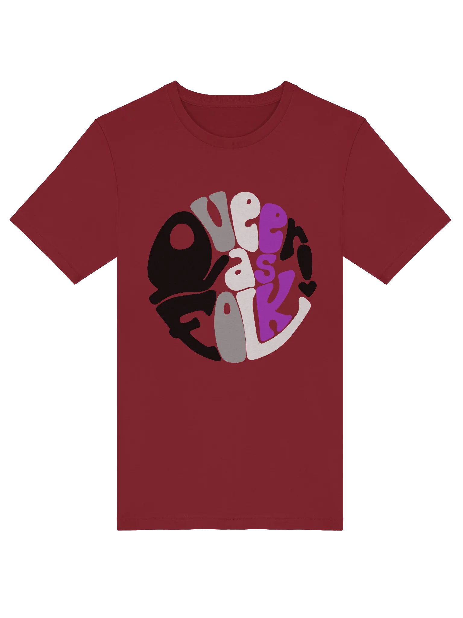 Asexual Queer as Folk big print tee product image (5)