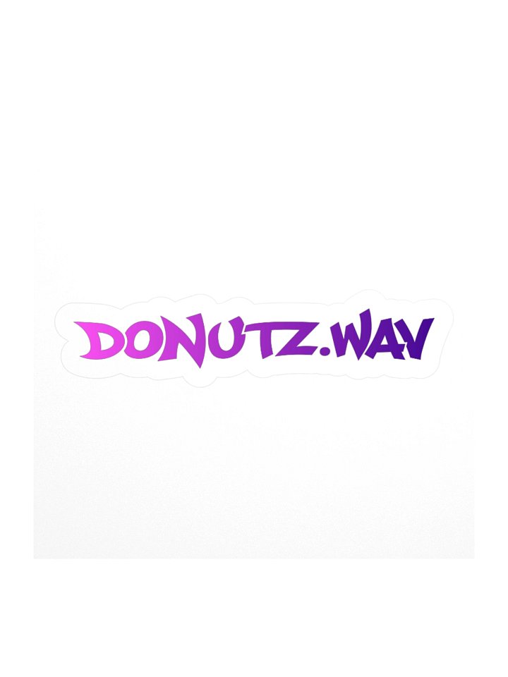 DONUTZ.wav Night Vandal Sticker [Color] product image (1)