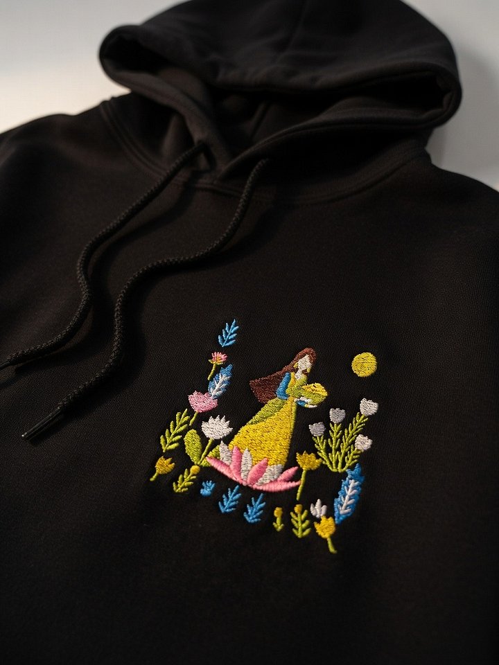 Om Shreem Mahalakshmiyei Namaha — Hoodie (BLACK) product image (1)