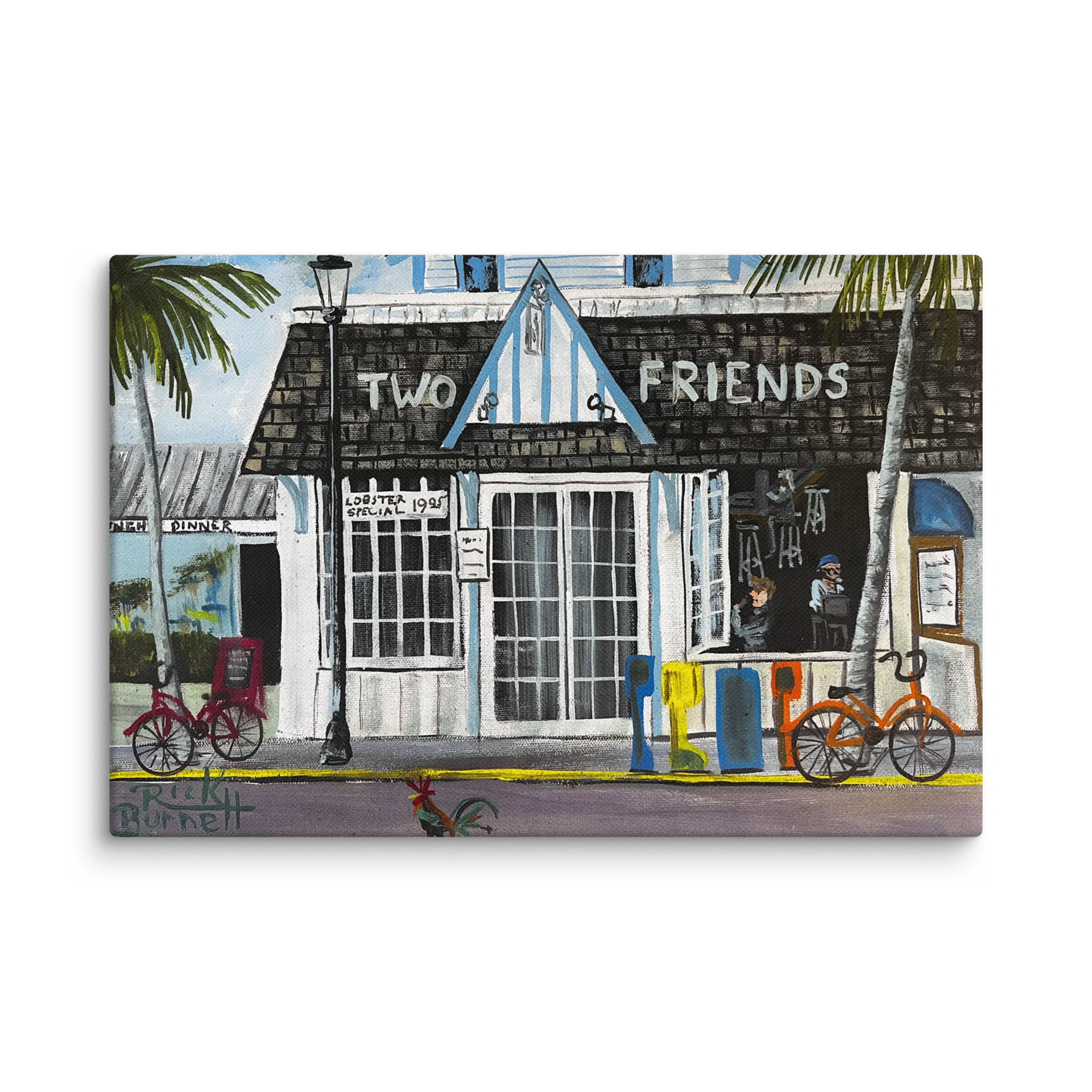 Rick Burnett Two Friends Karaoke Print product image (1)