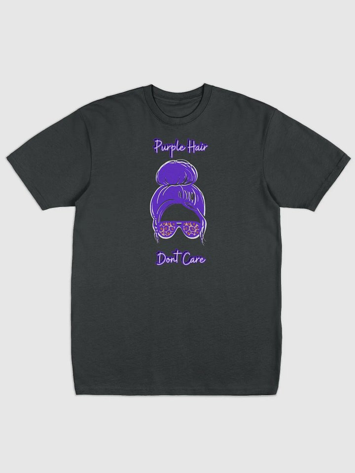 Purple Hair Don't Care Sunglasses Tee product image (1)