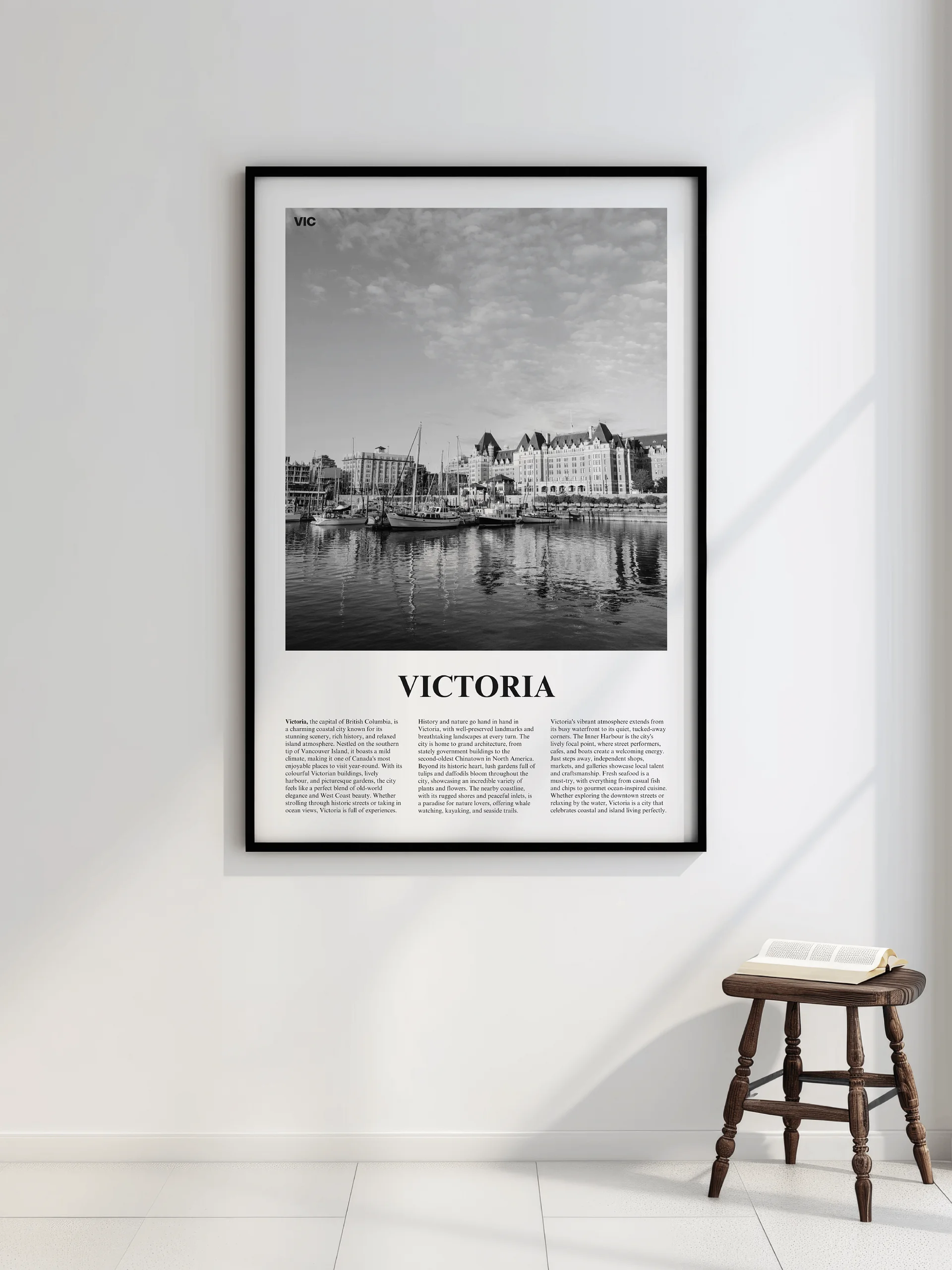 Victoria 01 Newspaper Poster | Framed product image (2)