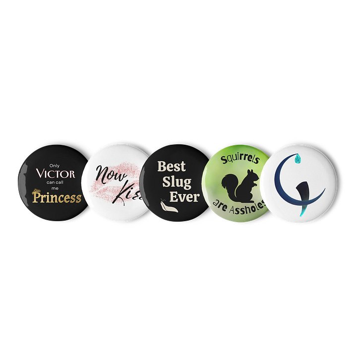 Twisted Design Quote 1.25" Pin Set 1 product image (1)