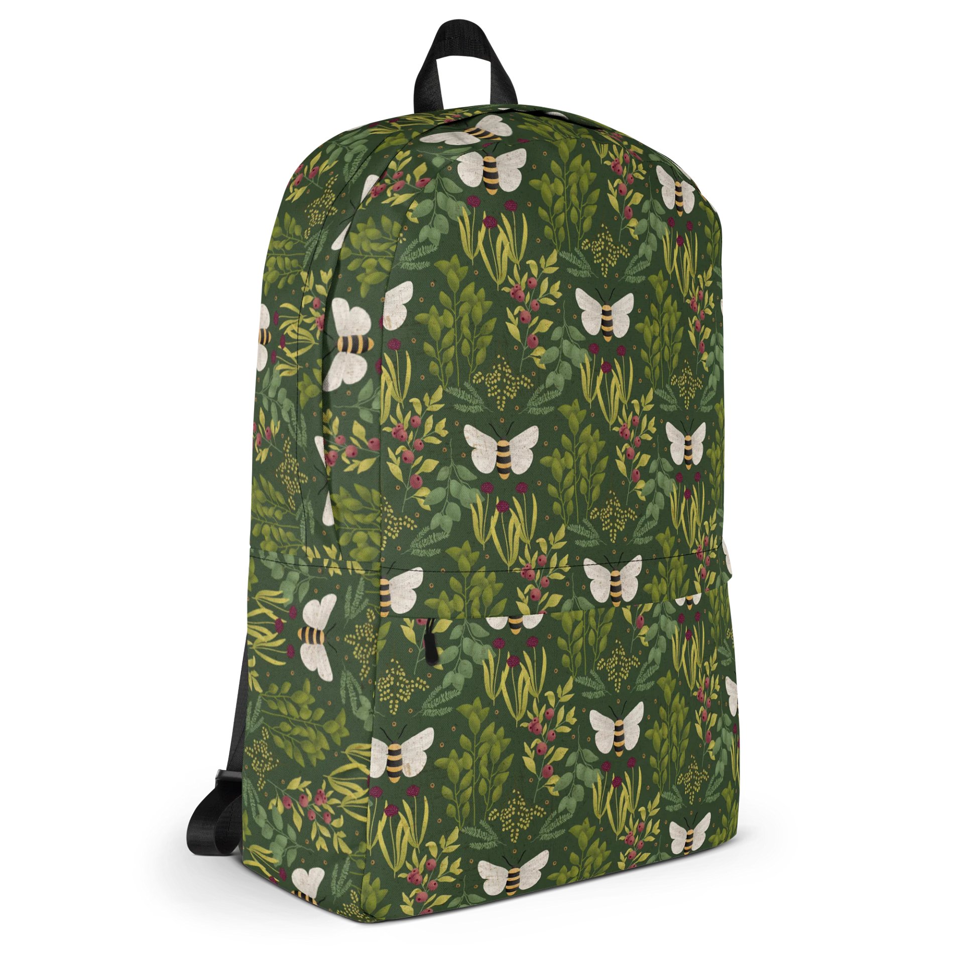 Bees and Foliage All-Over Print Backpack product image (3)
