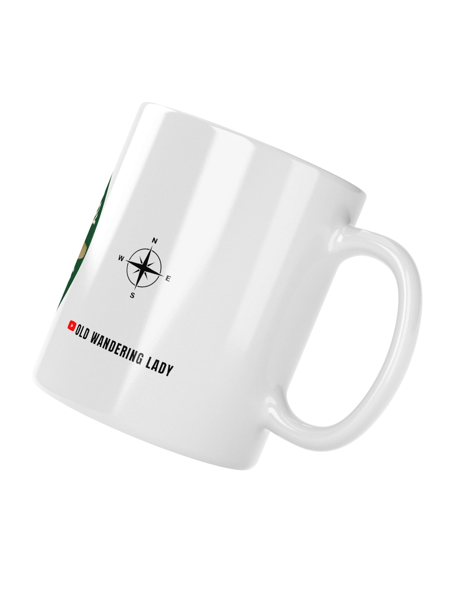Old Wandering Lady “Silver Hair • Don’t Care” Mug product image (4)