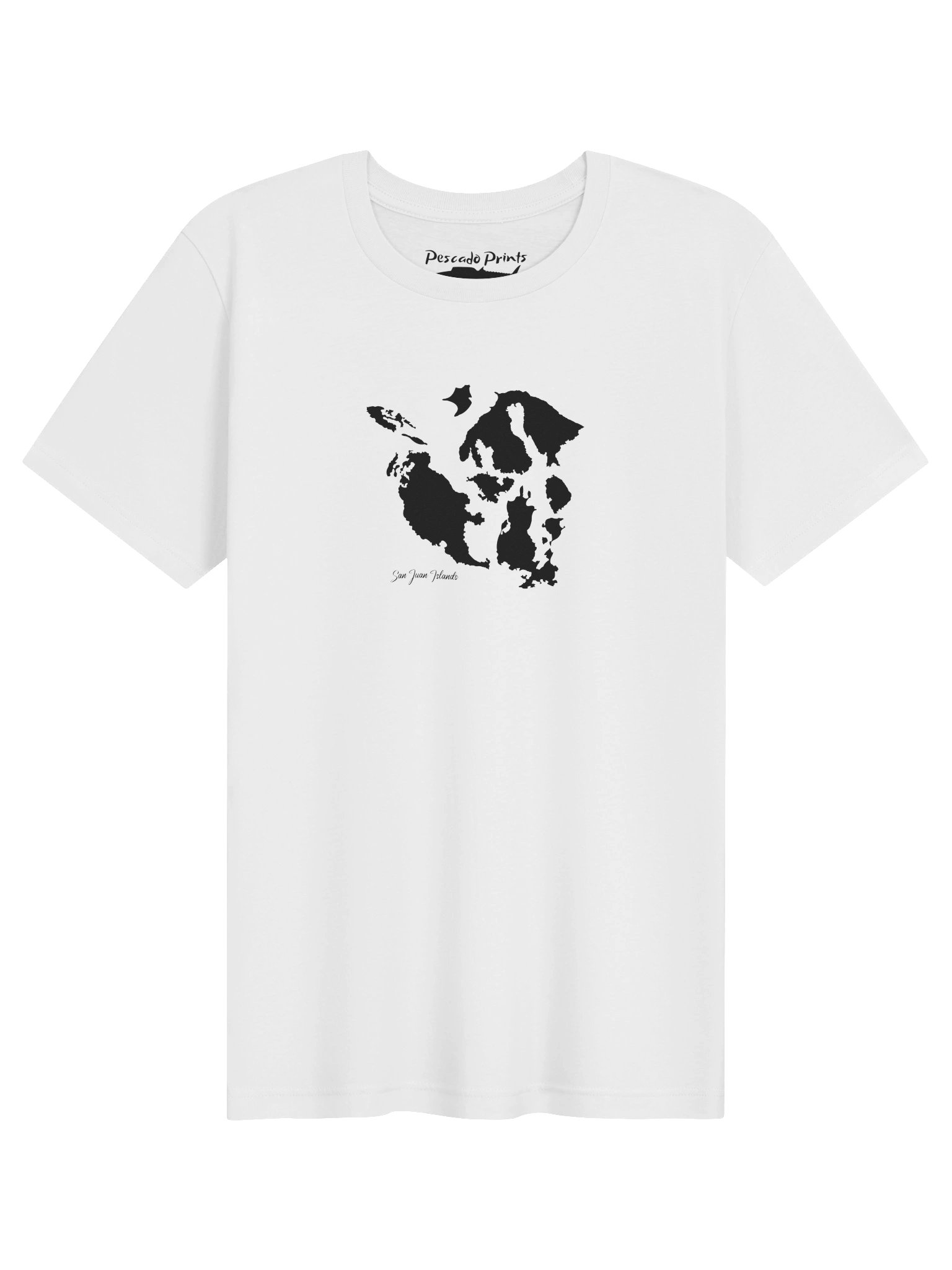 San Juan Islands Map Tee product image (1)