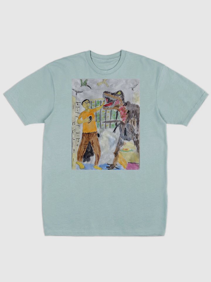 Cotton Heritage Men's Premium Heavyweight Tee : Me vs t. rex product image (3)
