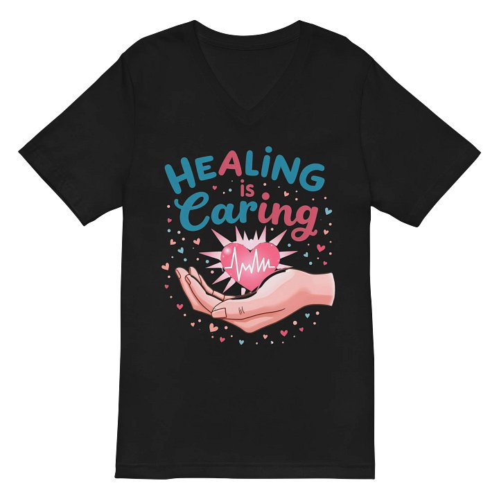 Healing Hearts V-Neck Tee product image (3)