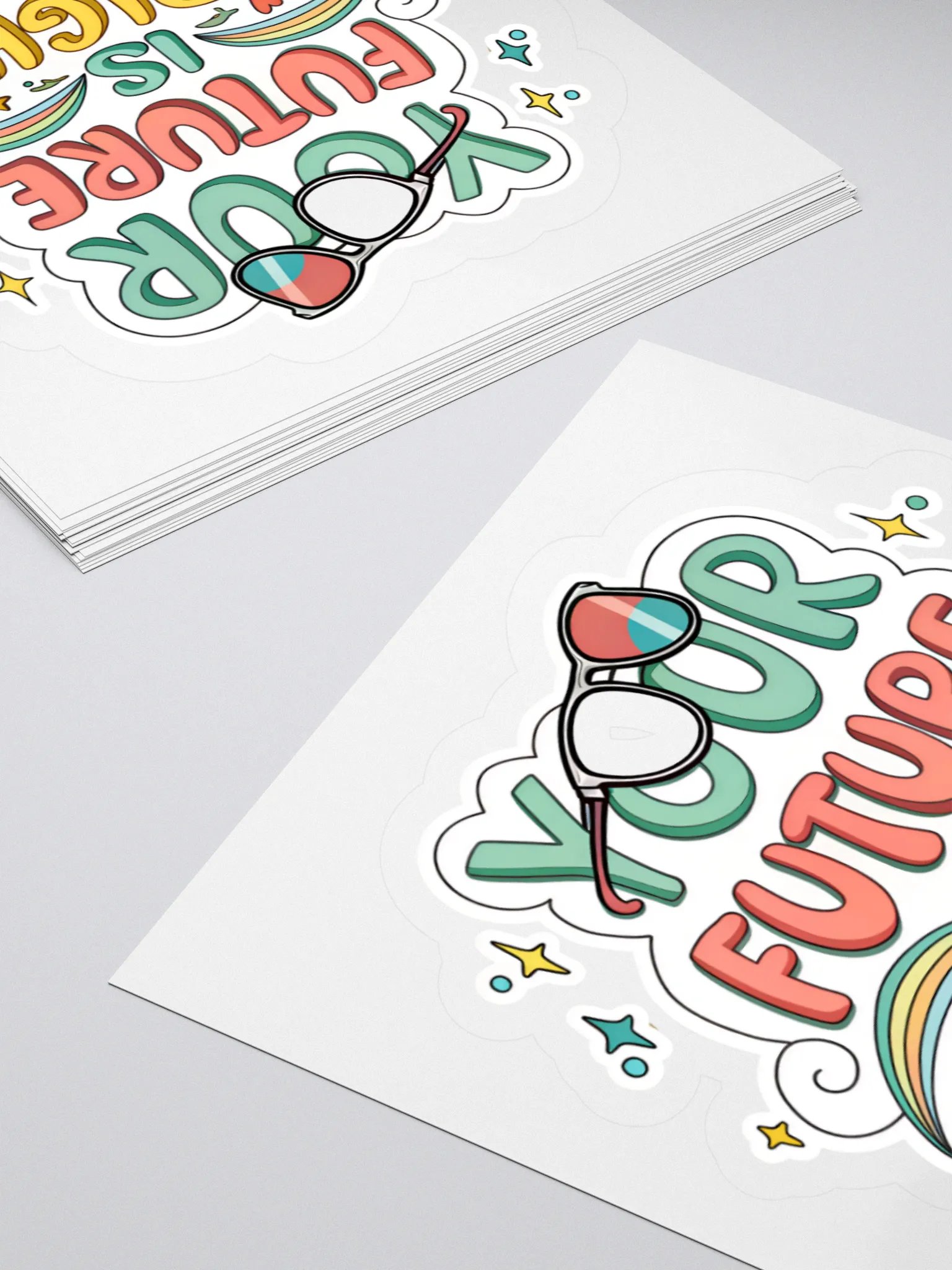 Bright Future Kiss Cut Stickers product image (12)